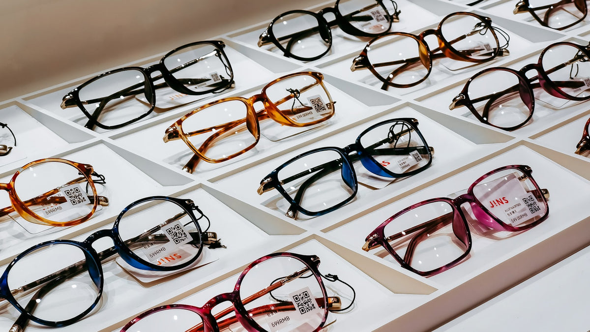 Brown and black tortoiseshell acetate eyeglasses