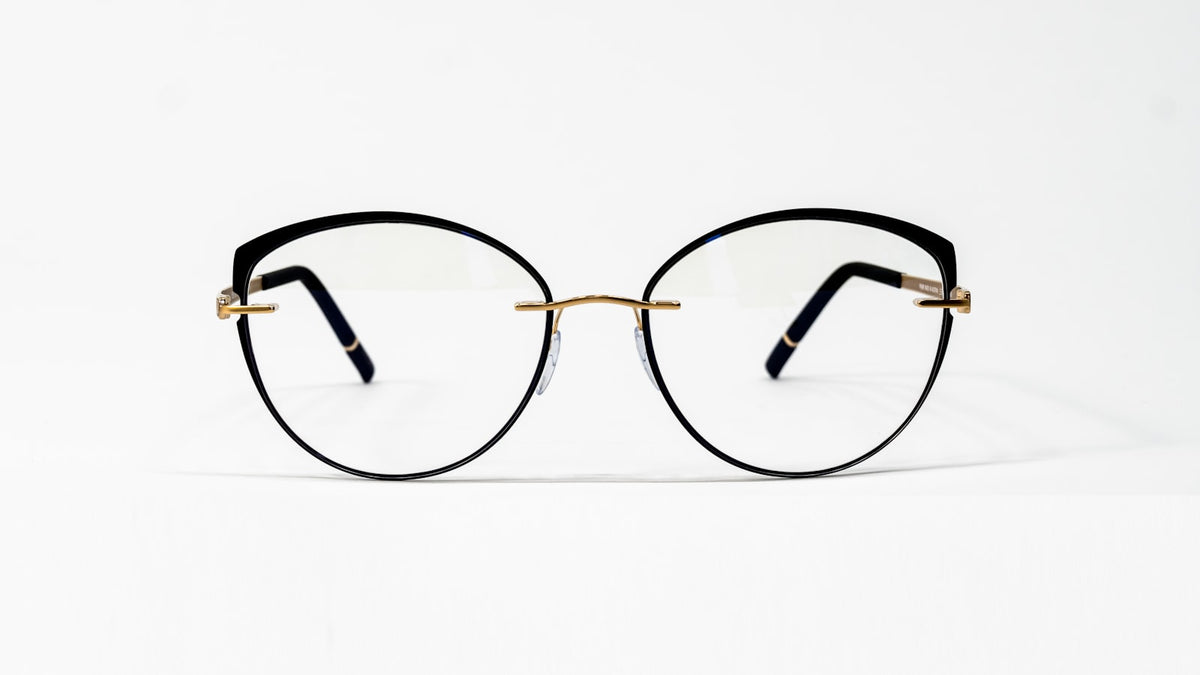 A pair of glasses on a plain minimal surface
