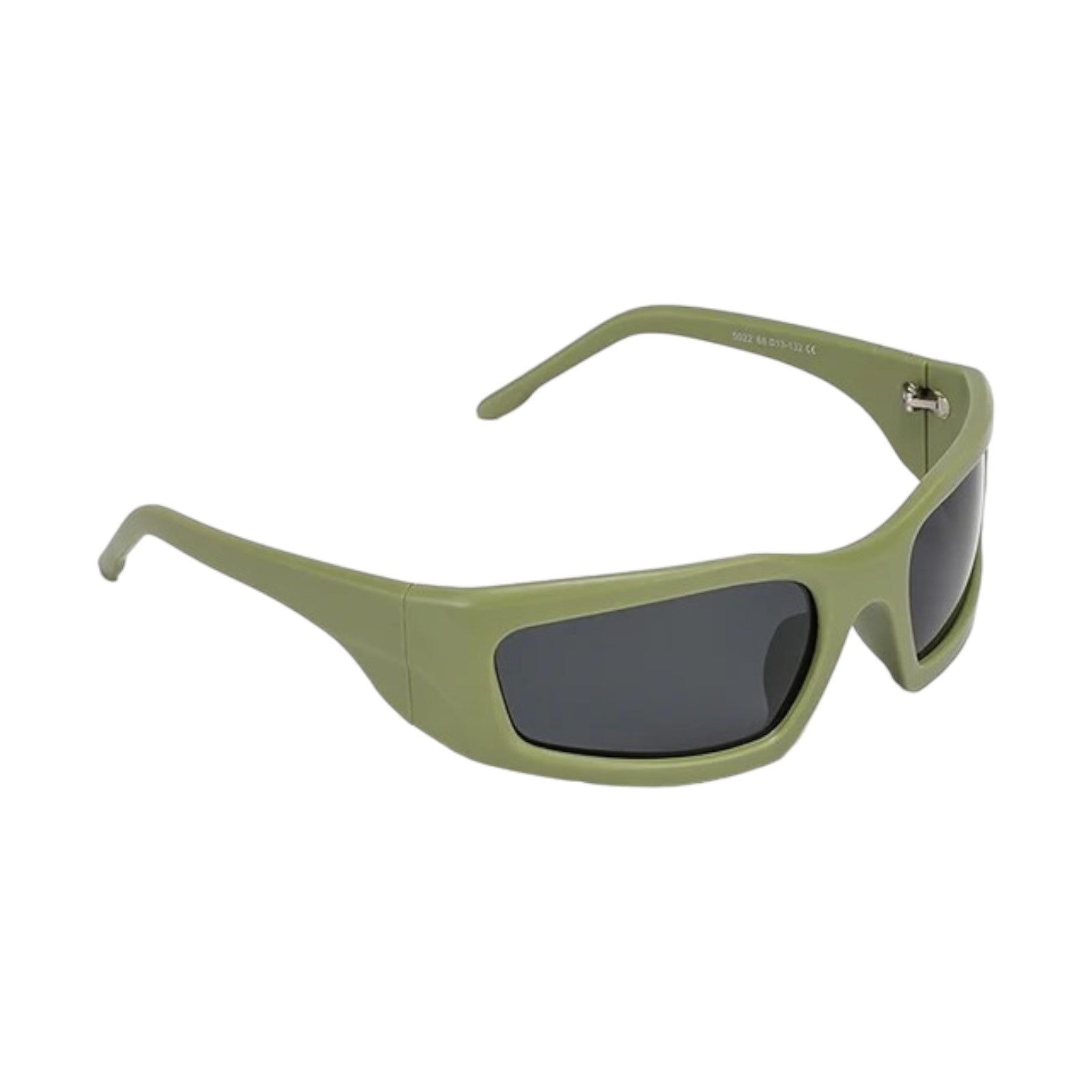 Olive Green Sport Wrap Sunglasses-6