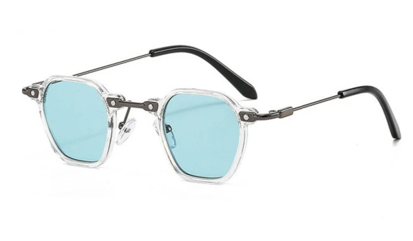 UV400 Mono Sartorial Sunglasses in Acetate  Metal  Stylish Eye Protection-14