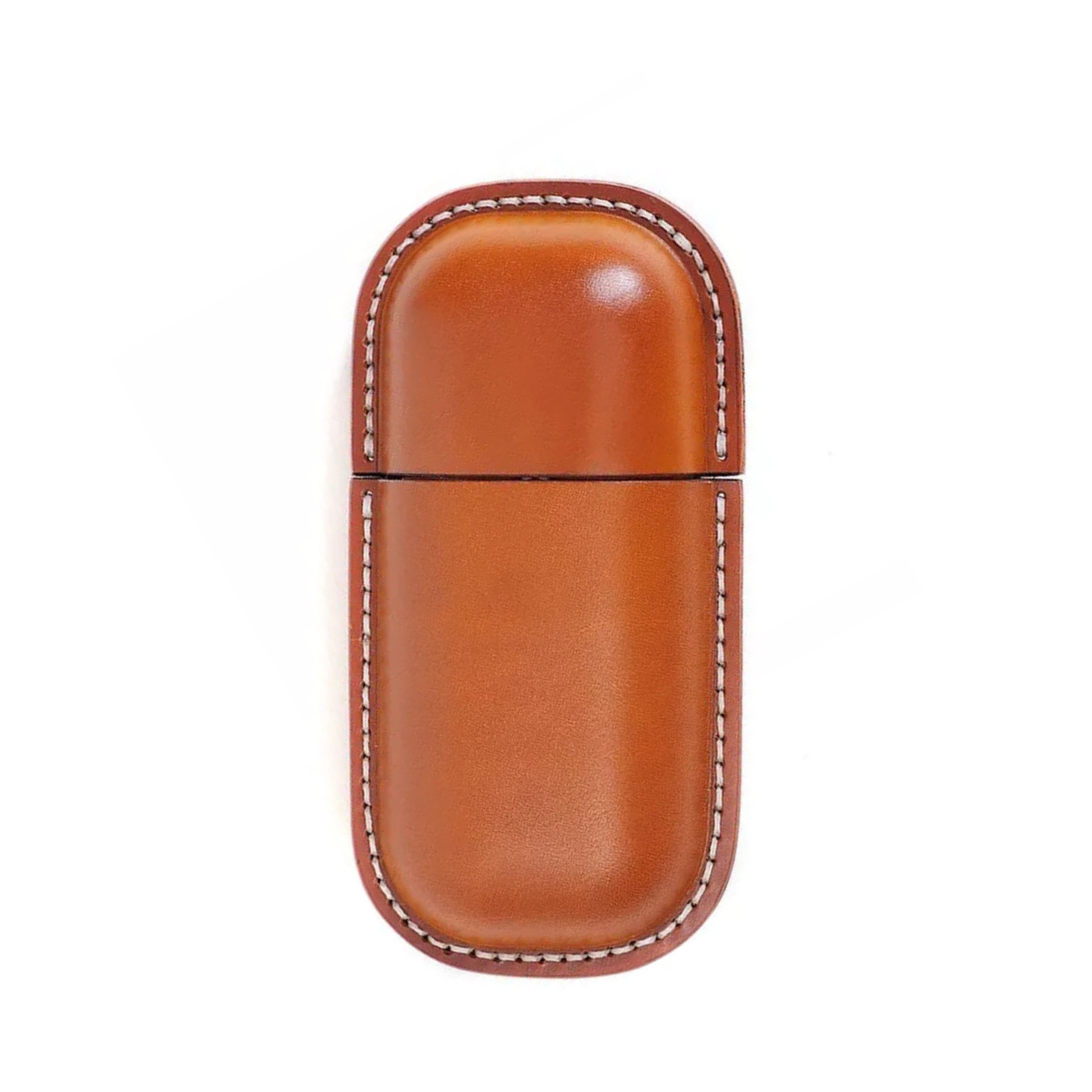 Vegetable-Tanned Leather Glasses Case – Hard Shell-1