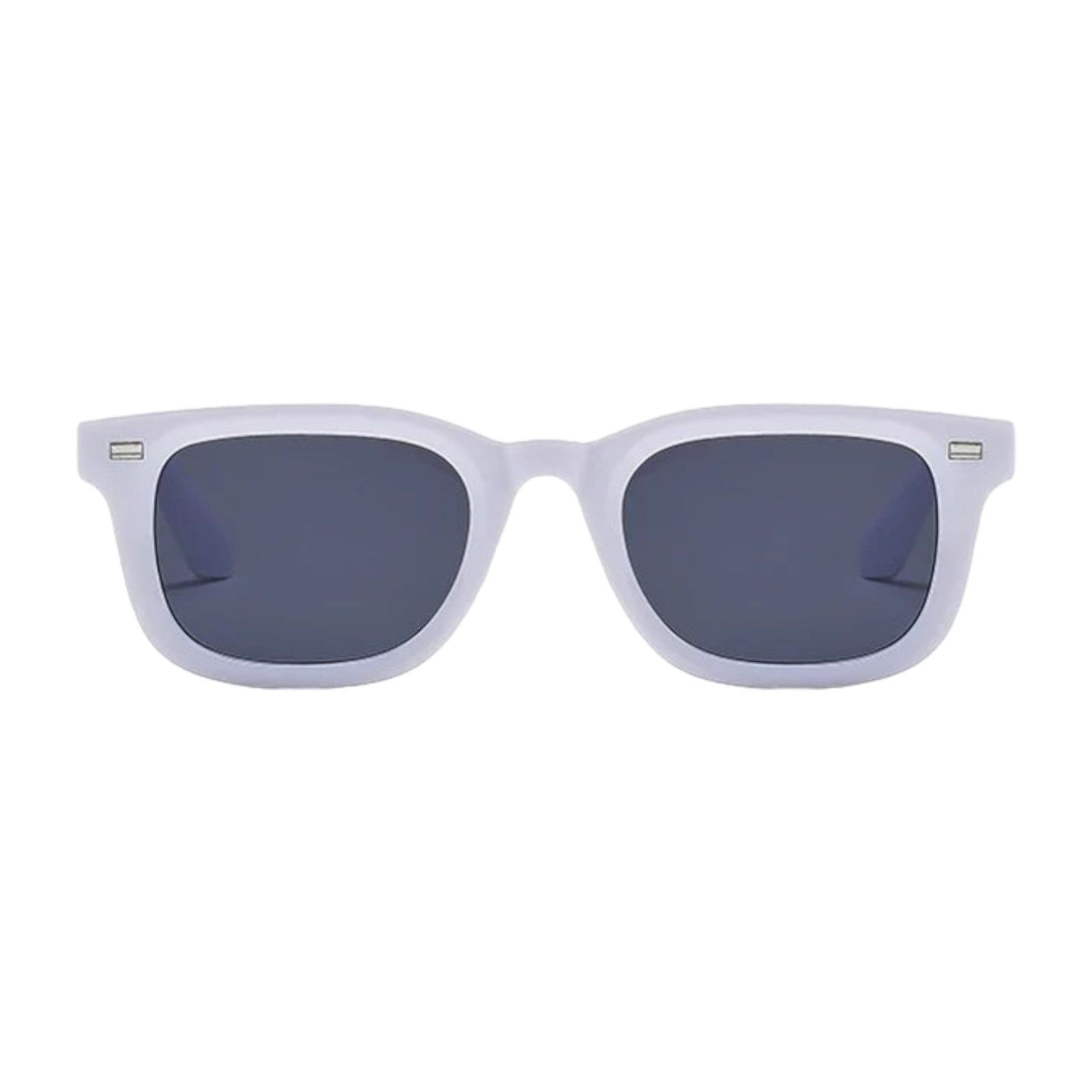 Classic Black Square Sunglasses with Silver Studs-9