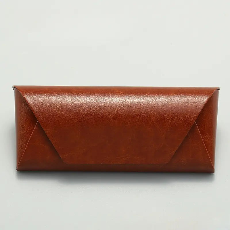 Faux Leather Sunglasses Case – Velvet-Lined Hard Case-4