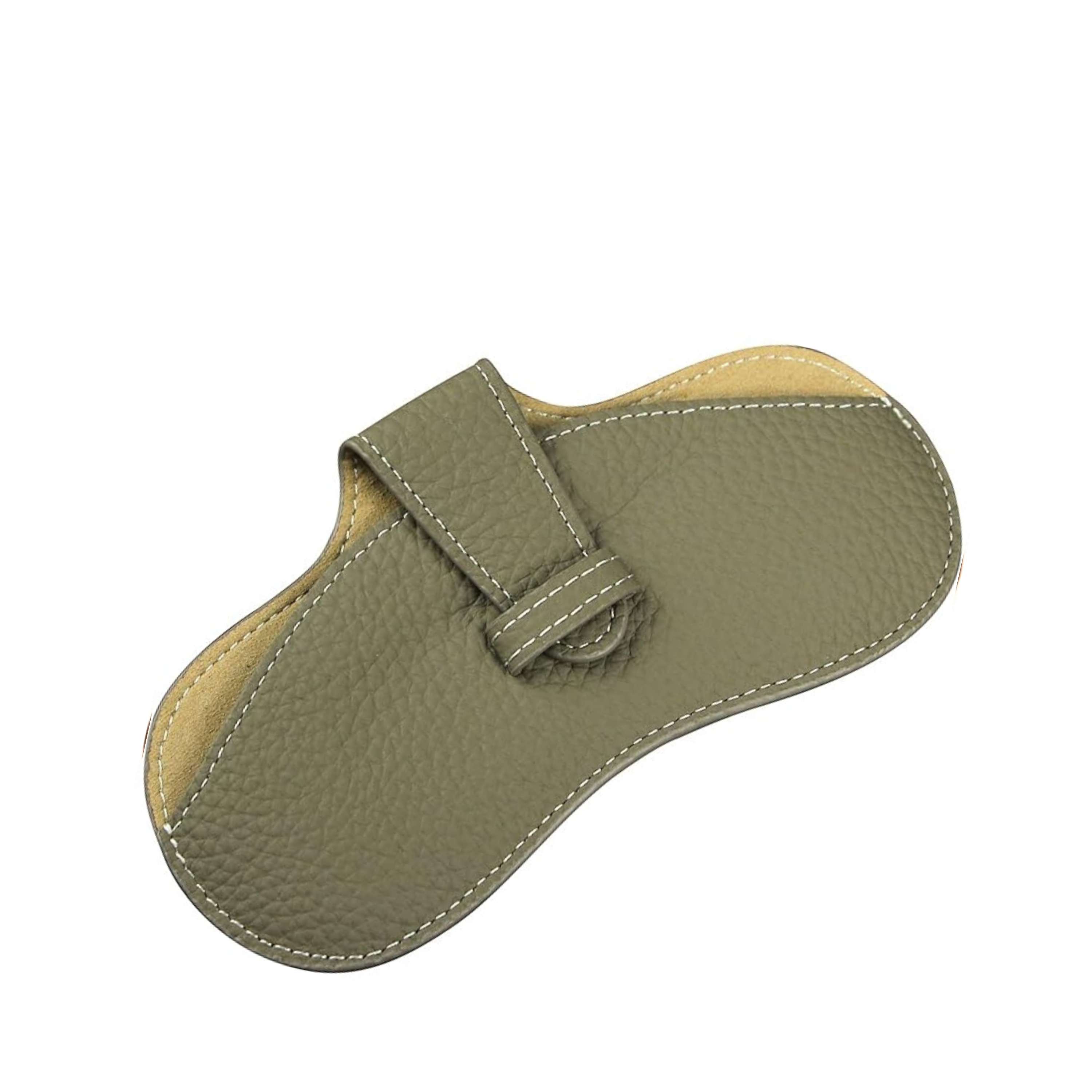 Oil-Waxy Leather Sunglasses Case – Microfiber Lined-3