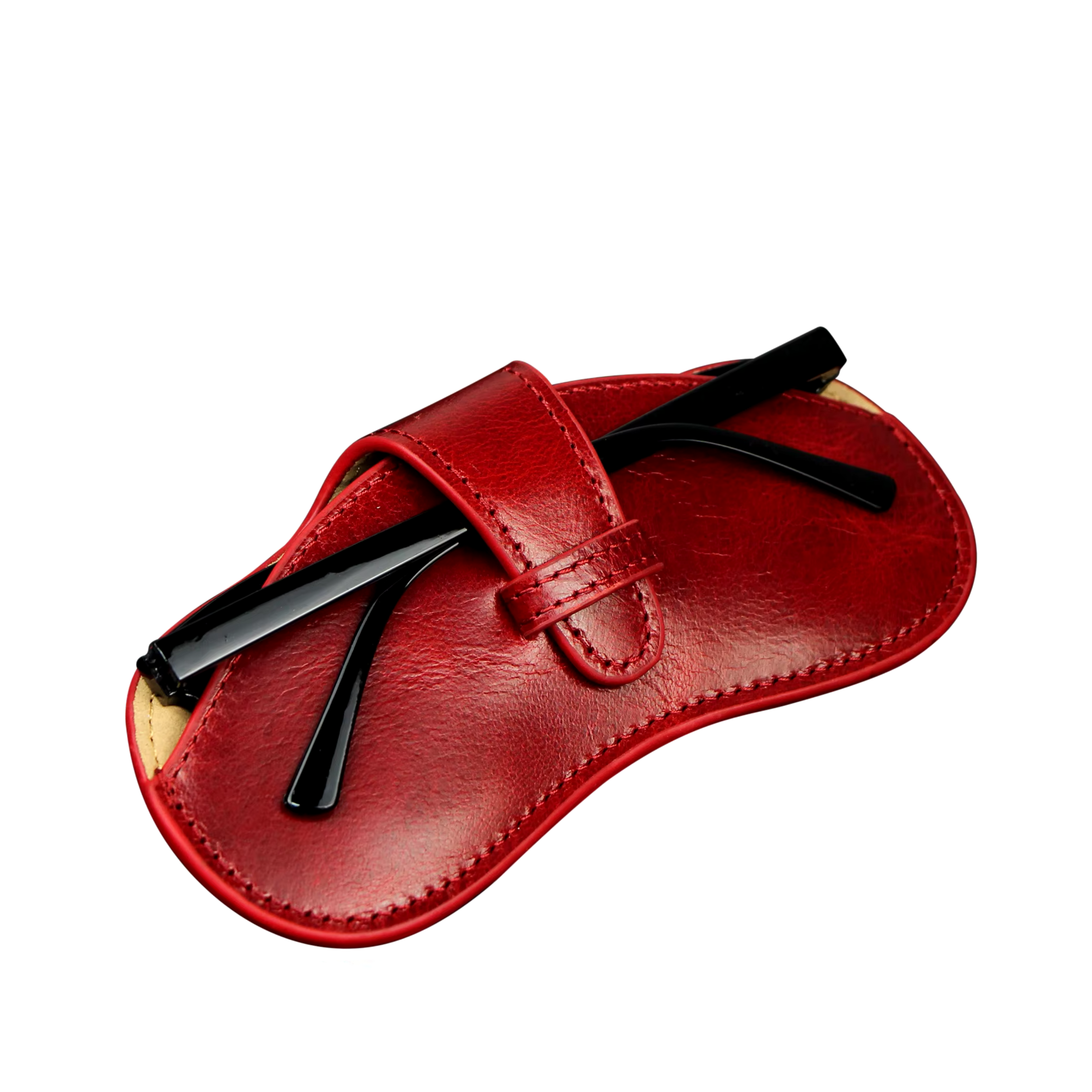 Modern Cowhide Sunglasses Case – Microfiber Lined-6