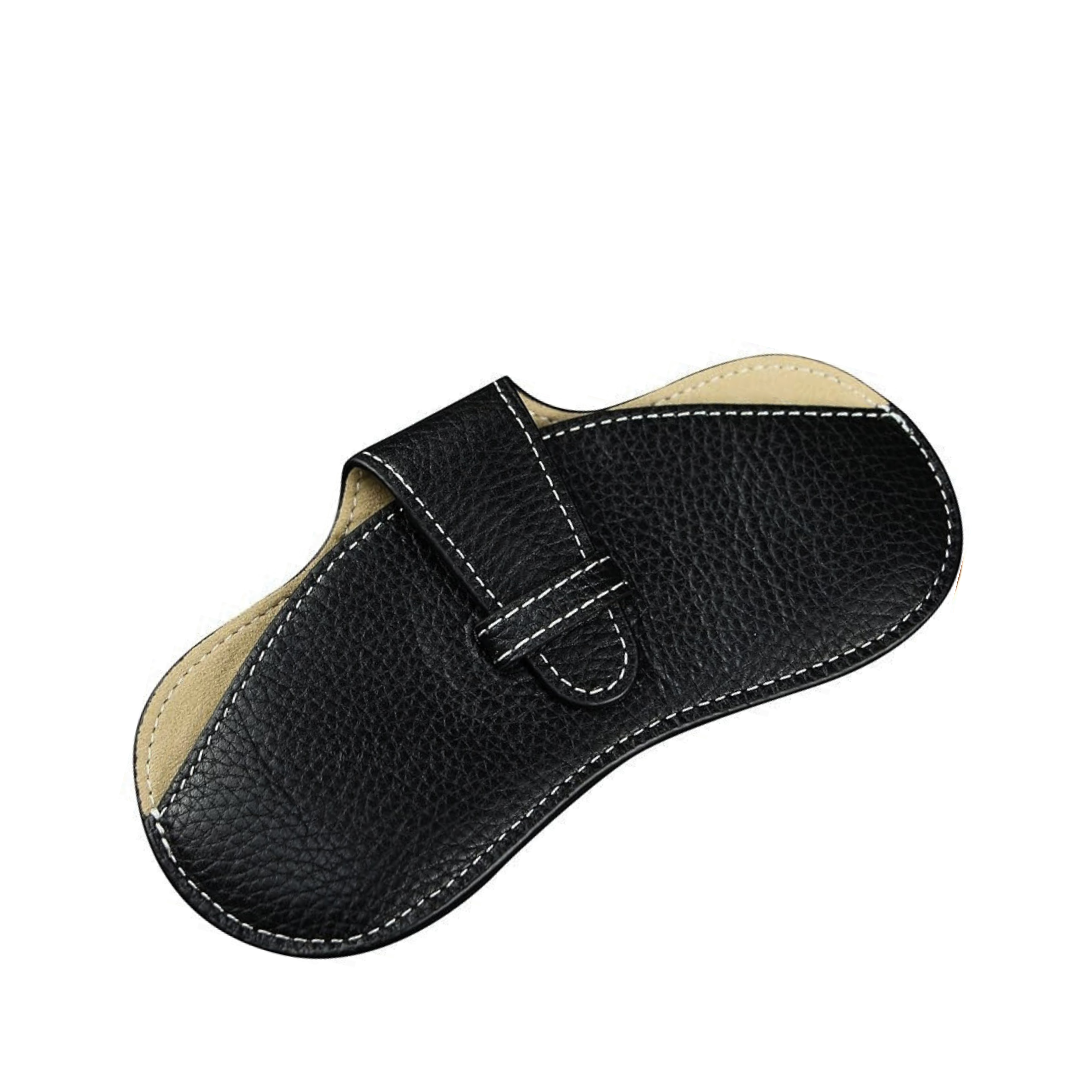 Oil-Waxy Leather Sunglasses Case – Microfiber Lined-2