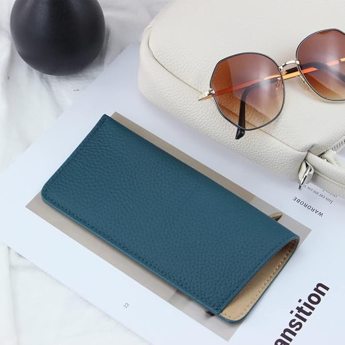 Leather Glasses Sleeve – Slip-In Pouch for Eyeglasses-7