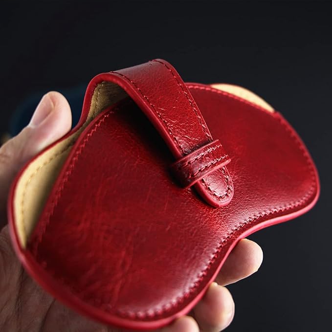 Genuine Cowhide Sunglasses Case – Microfiber Lined-10