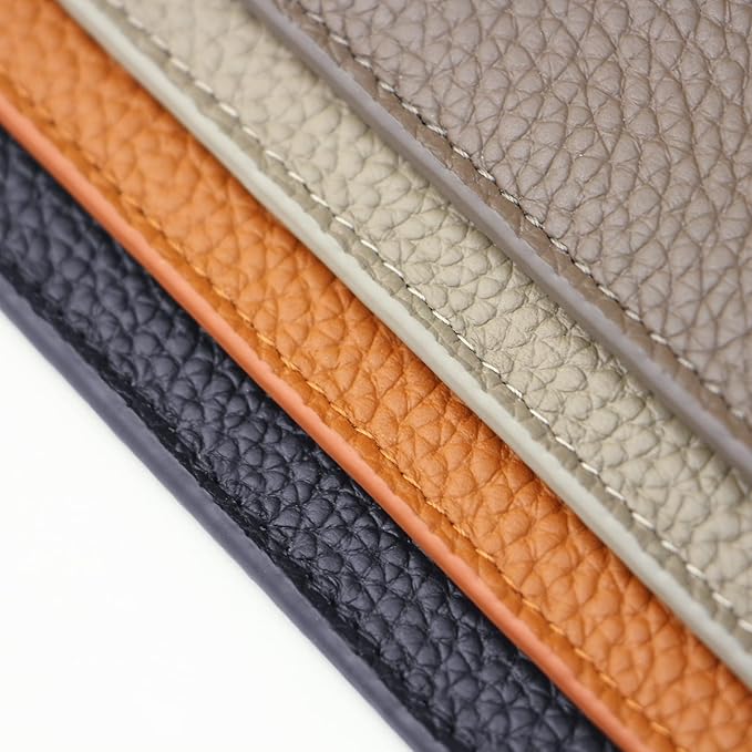 Compact Leather Glasses Sleeve – Slip-In Litchi Case-8
