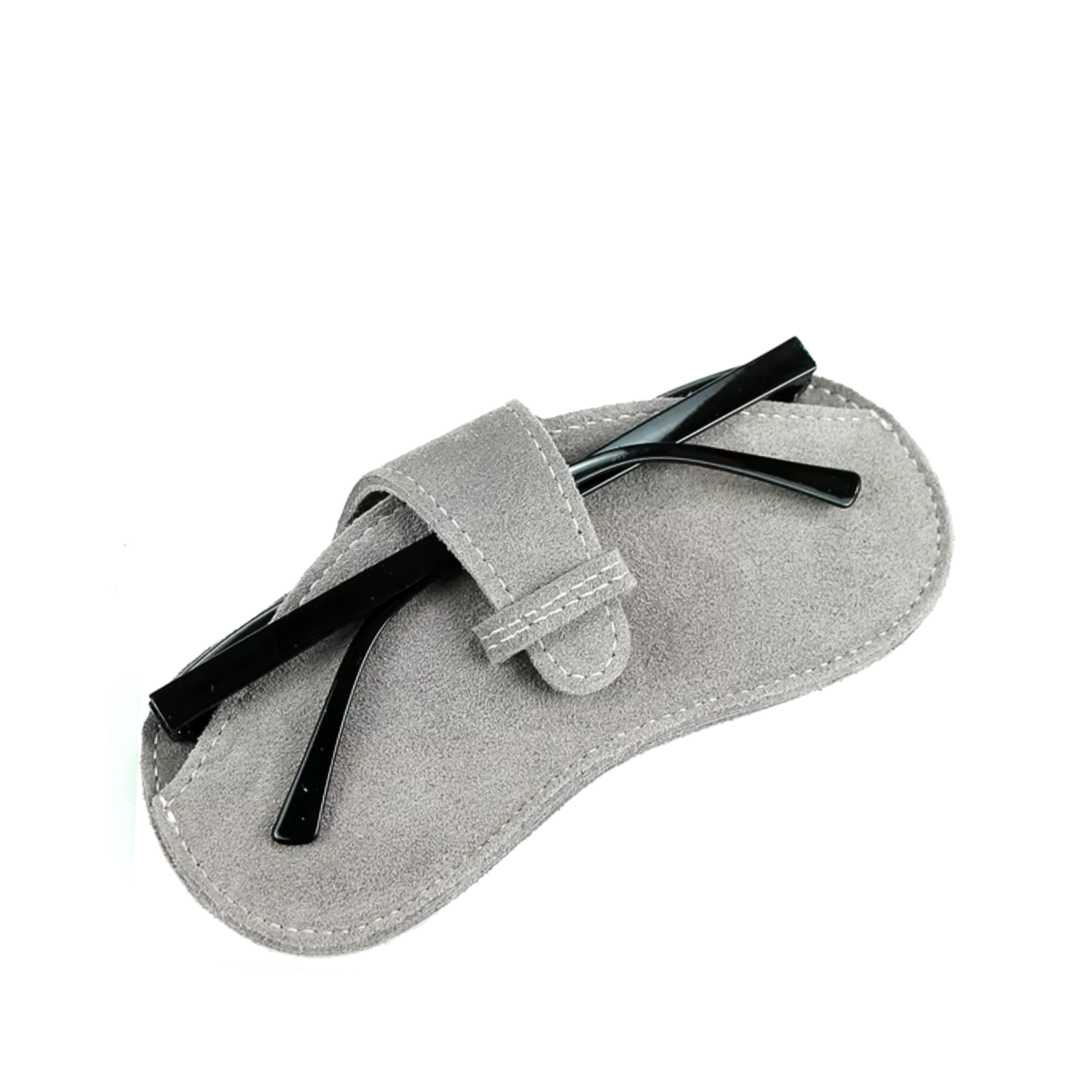 Handmade Suede Sunglasses Case – Soft Slip-In Pouch-3