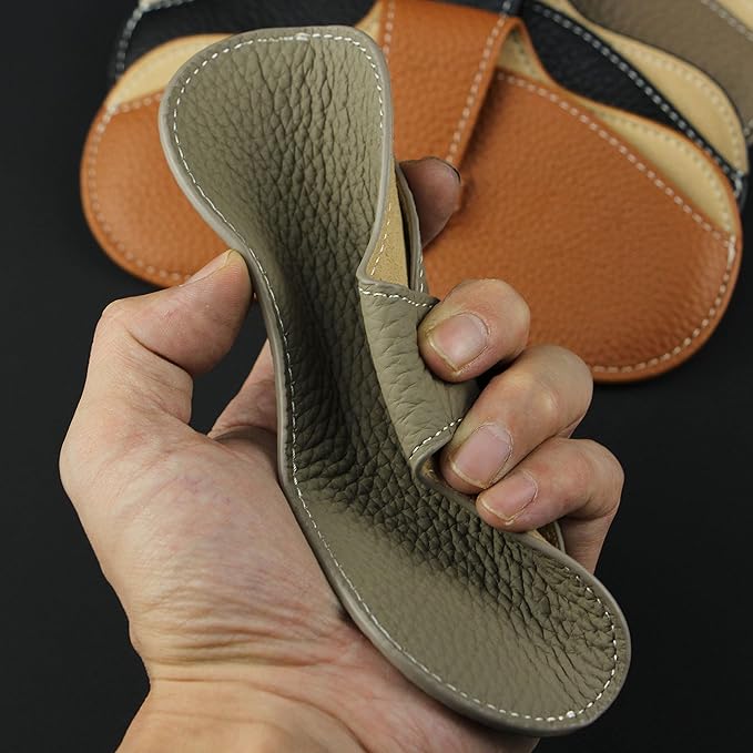 Oil-Waxy Leather Sunglasses Case – Microfiber Lined-9