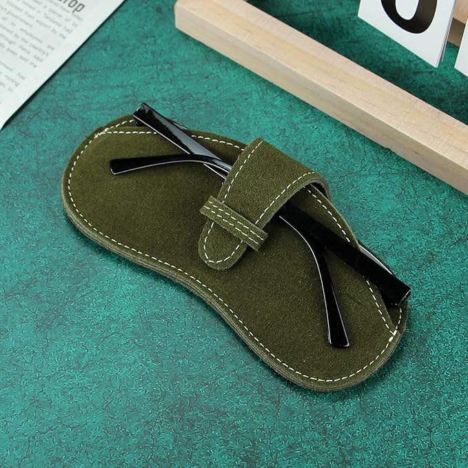 Handmade Suede Sunglasses Case – Soft Slip-In Pouch-7