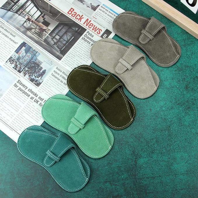 Handmade Suede Sunglasses Case – Soft Slip-In Pouch-6