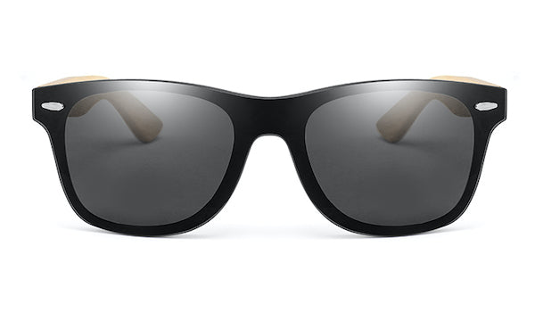 Black Bamboo Wood Sunglasses for Men - Classy Eco-Friendly Eyewear-2