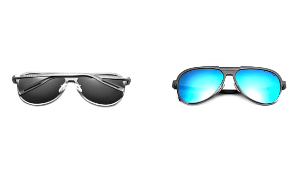 Polarized Blue Aviator Sunglasses for Men - Luxurious Classy Design-3