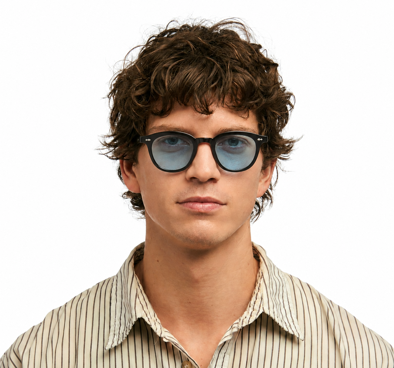 Rounded Square Tortoise Sunglasses UV400-16