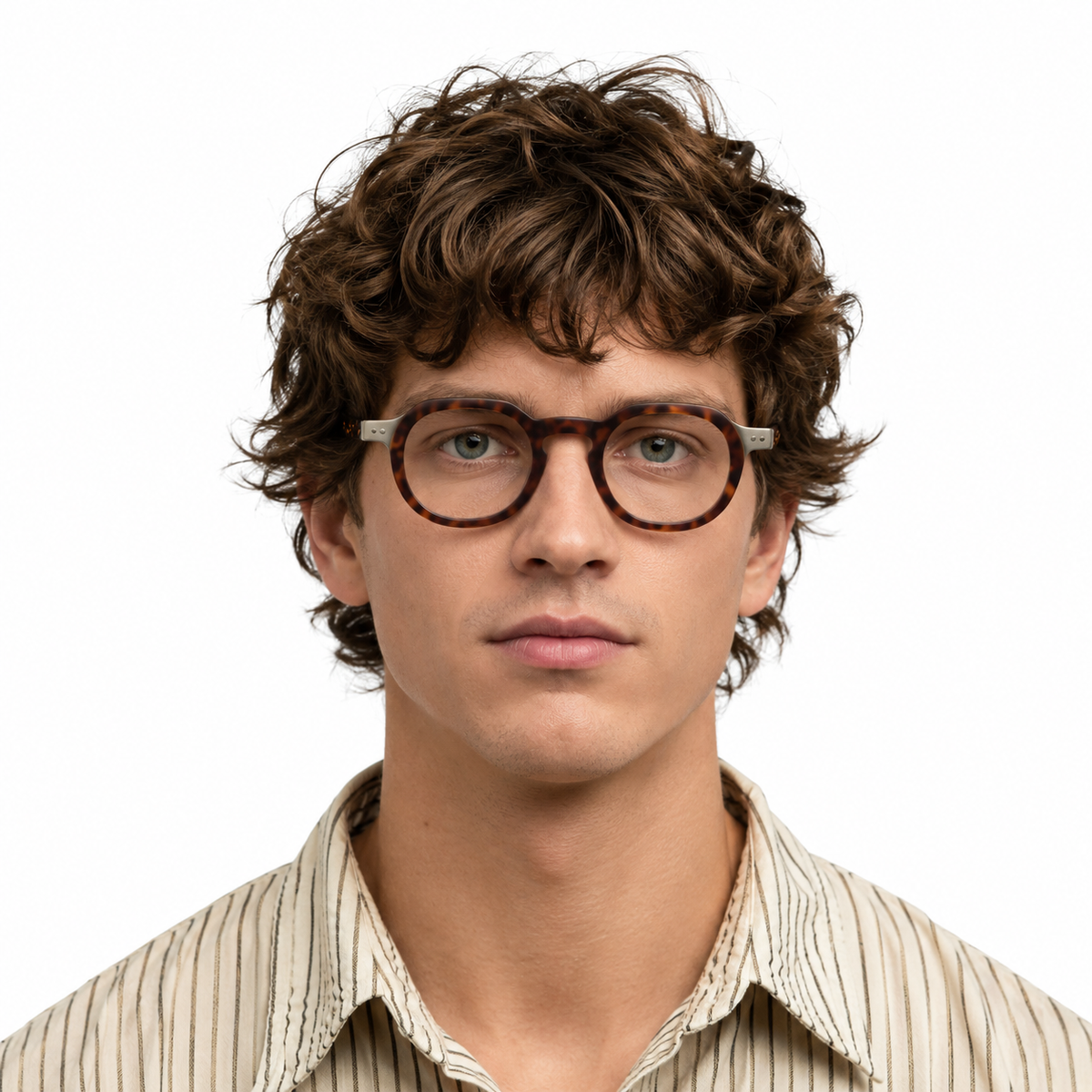 Gatenac Small Face Prescription Glasses Men-2