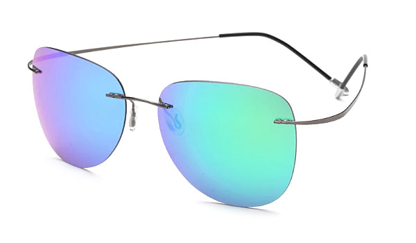 Lightweight Blue Aviator Sunglasses for Men - Stylish and Classy-1