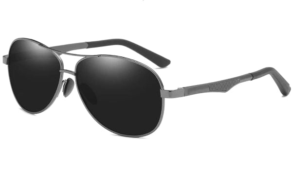 Polarized Black Pilot Sunglasses for Men - Classy and Stylish-1