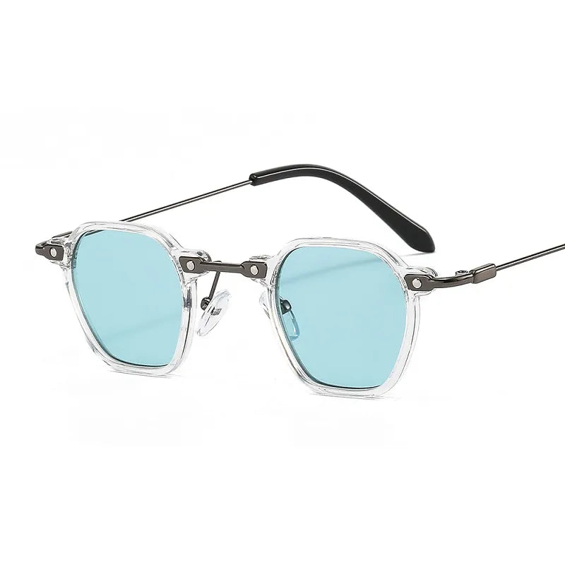 UV400 Mono Sartorial Sunglasses in Acetate  Metal  Stylish Eye Protection