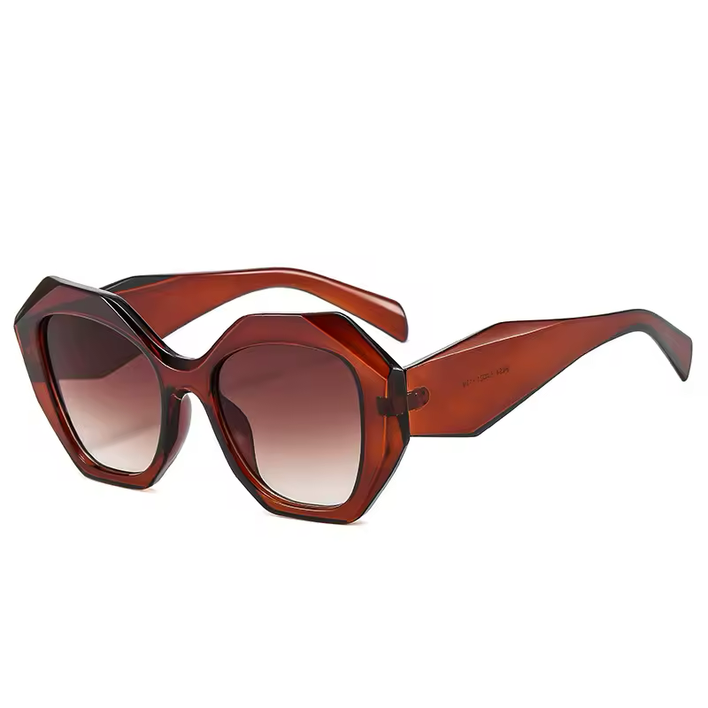 Oversized Polygon Sunglasses – UV400, Women & Men-2