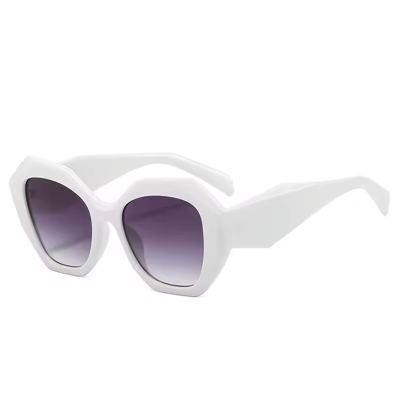 Oversized Polygon Sunglasses – UV400, Women & Men-3