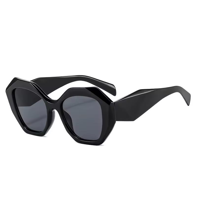 Oversized Polygon Sunglasses – UV400, Women & Men-1