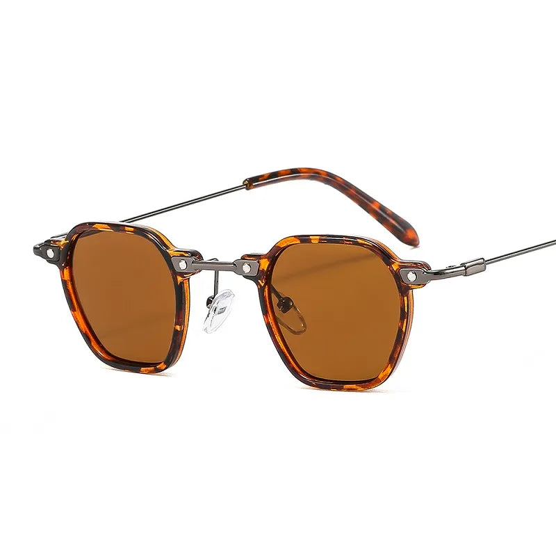 UV400 Mono Sartorial Sunglasses in Acetate  Metal  Stylish Eye Protection-3