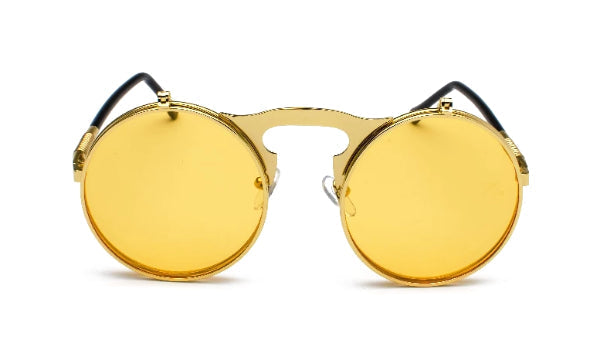 Transparent Flip-Up Sunglasses for Men - Classy Style 4 Color Options-7