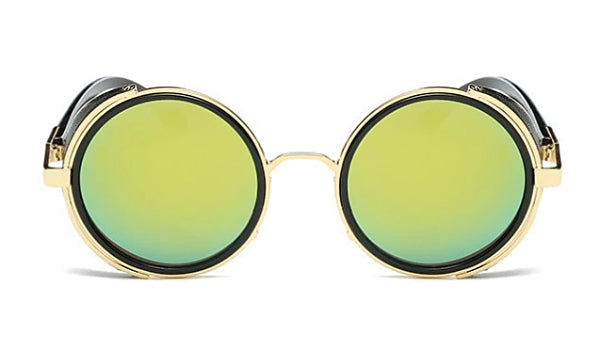 Lime Retro Side Shield Sunglasses for Stylish Men-2