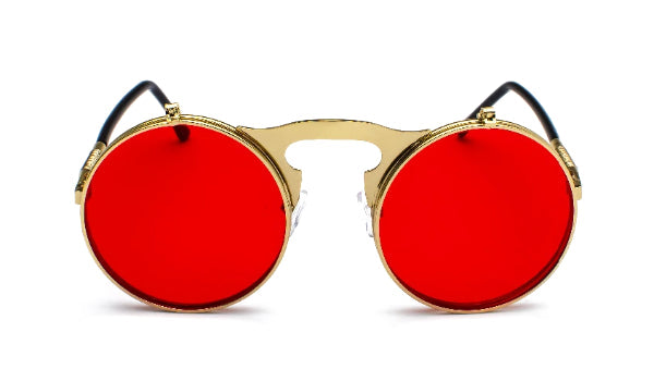 Transparent Flip-Up Sunglasses for Men - Classy Style 4 Color Options-5