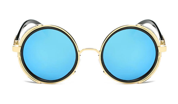 Blue Retro Side Shield Sunglasses for Men  Classy Vintage Style-2