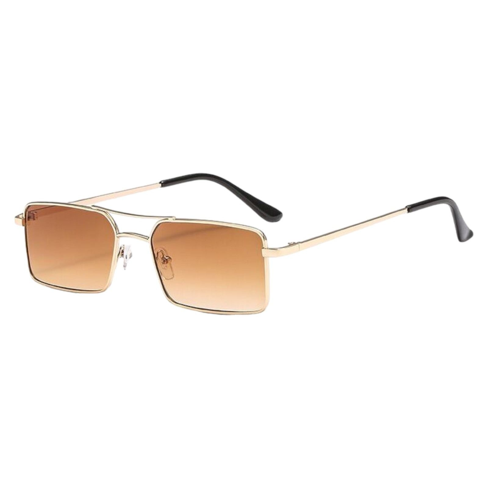 Polaris Rectangle Sunglasses – Embossed Frame, UV400-5