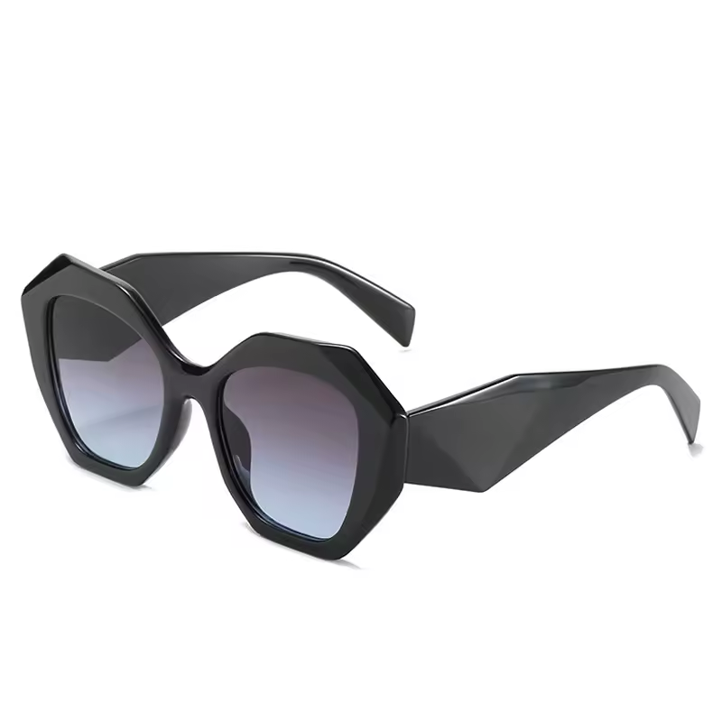 Oversized Polygon Sunglasses – UV400, Women & Men-6