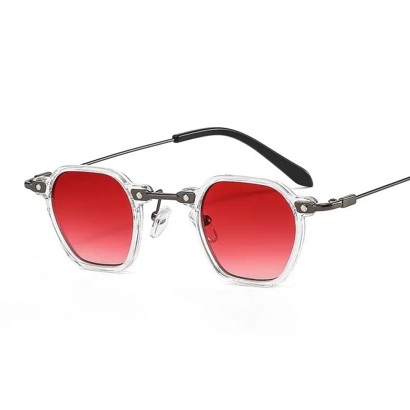 UV400 Mono Sartorial Sunglasses in Acetate  Metal  Stylish Eye Protection-11