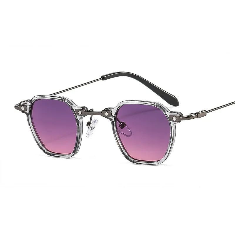 UV400 Mono Sartorial Sunglasses in Acetate  Metal  Stylish Eye Protection-10