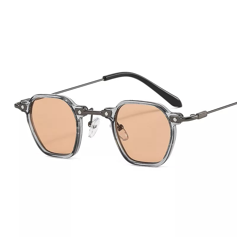 UV400 Mono Sartorial Sunglasses in Acetate  Metal  Stylish Eye Protection-7