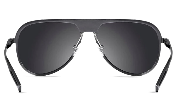 Luxury Grey Polarized Aviator Sunglasses for Men - Classy  Stylish-2