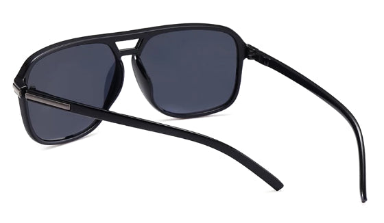 Black Jetsetter Sunglasses for Classy Men - Stylish UV Protection-3
