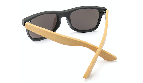 Orange Bamboo Wood Sunglasses for Men - Stylish and Eco-Friendly Accessory-3