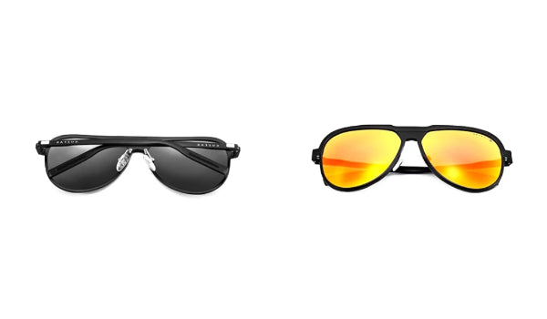 Orange Polarized Luxury Aviator Sunglasses for Men - Classy Style-2