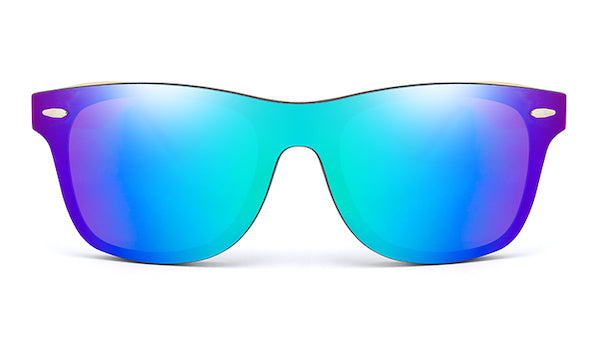 Mens Bamboo Wood Sunglasses in Elegant Purple-2