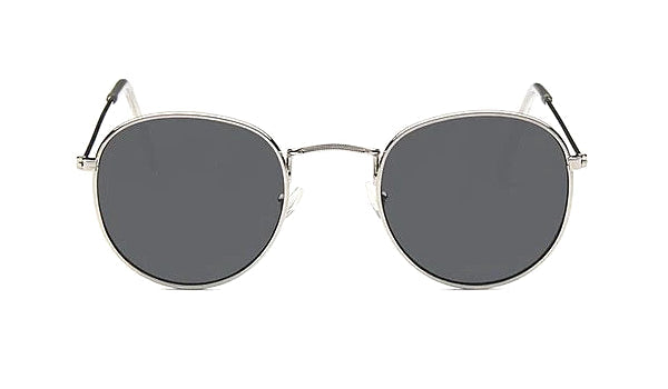 Round Black Silver Sunglasses for Men  Classy Summer Accessory-2