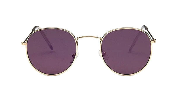 Round Purple Sunglasses for Men - Stylish  Classy Outdoor Accessory-2