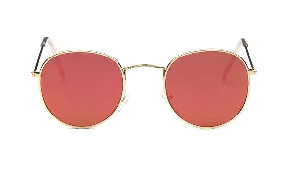 Round Red Sunglasses for Men - Classy and Stylish Eyewear-2