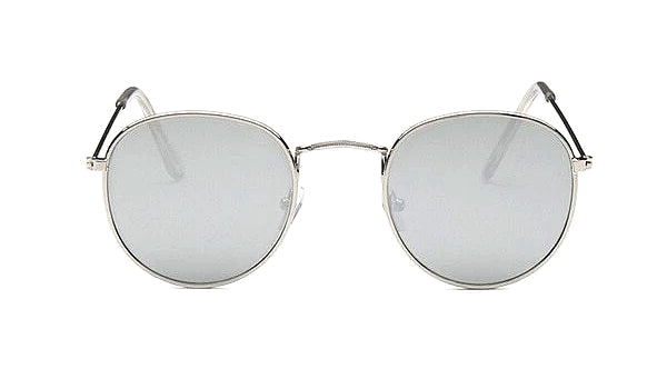 Round Silver Sunglasses for Men  Classy Style and UV Protection-2