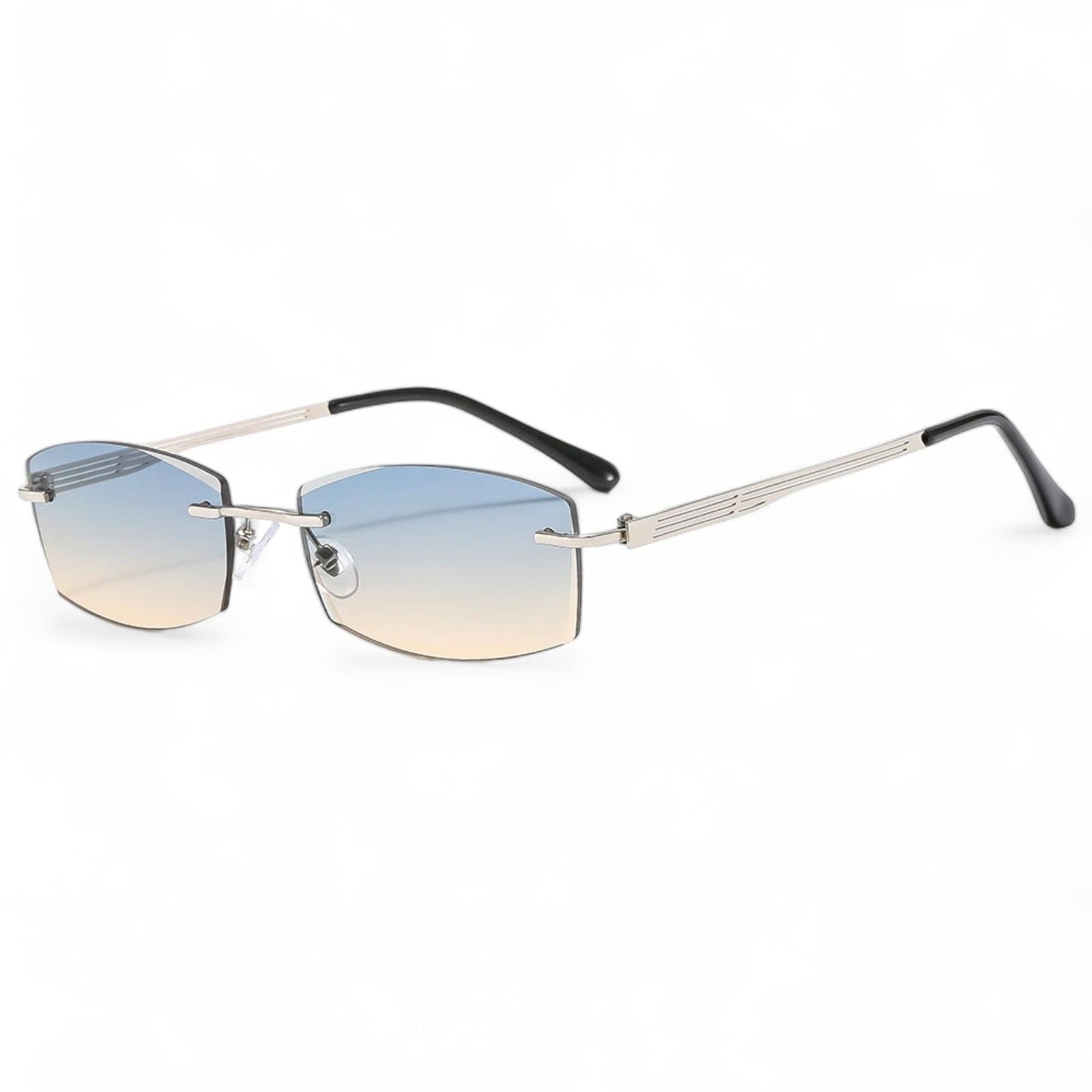 Vega Rimless Sunglasses – Mirror Lens, UV400-4