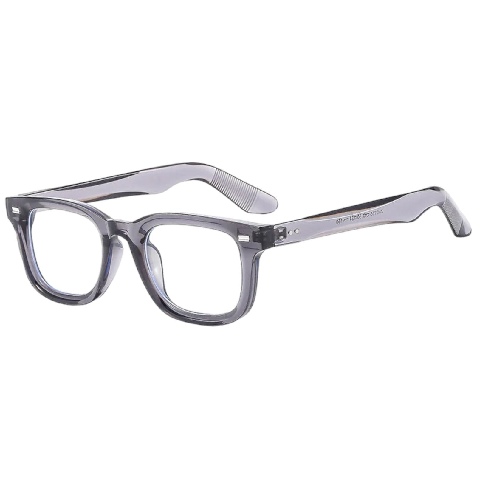 Classic Black Square Sunglasses with Silver Studs-7