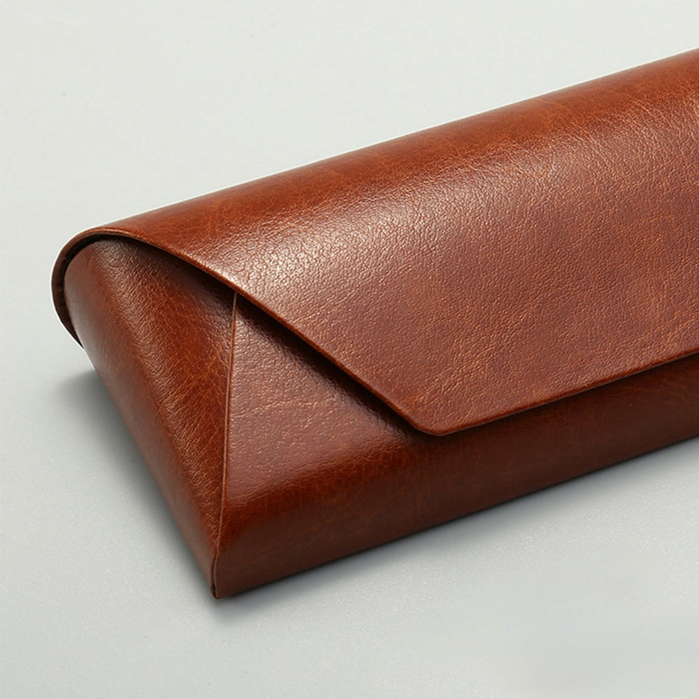 Faux Leather Sunglasses Case – Velvet-Lined Hard Case-5