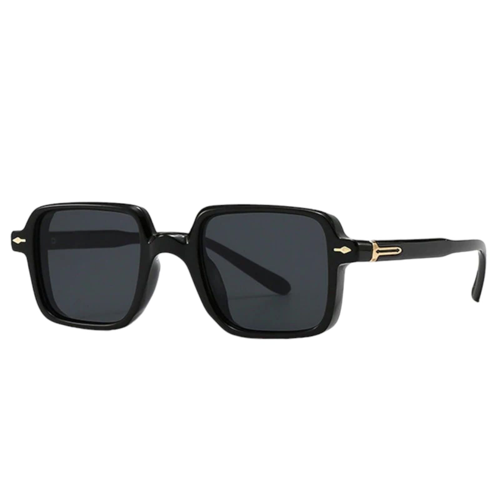 Mens Iconic Square Frame Sunglasses with UV Protection Lenses-5